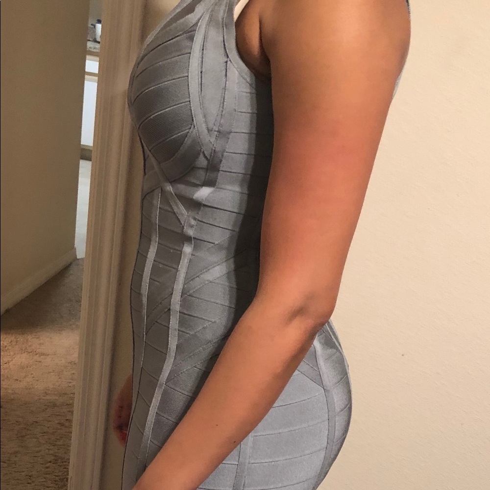 Knee length bandage dress